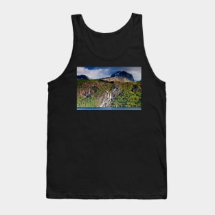 Nordfjord Waterfalls and Mountains, Norway Tank Top